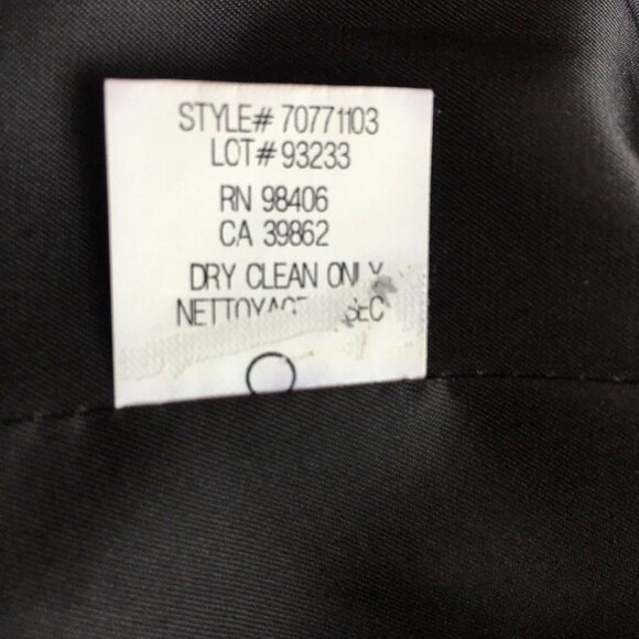 Theory Womens Fitted Wool Blazer Smokey Gray Lined Pockets One Button Size 0 u - Picture 11 of 11